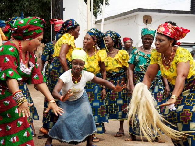 Feest in Nigeria, na een succesvolle oogst van yam | www.generationcp.org/sunsetblog