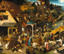 Pieter Bruegel de Oude, Nederlandse Spreekwoorden | Gemäldegalerie, Berlijn