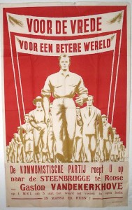 Affiche uit de collectie van het Documentatiecentrum en archief van de communistische beweging in België
