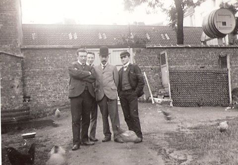 Gaston en Michel Fovel, vóór 1904. | Collectie Fovel 