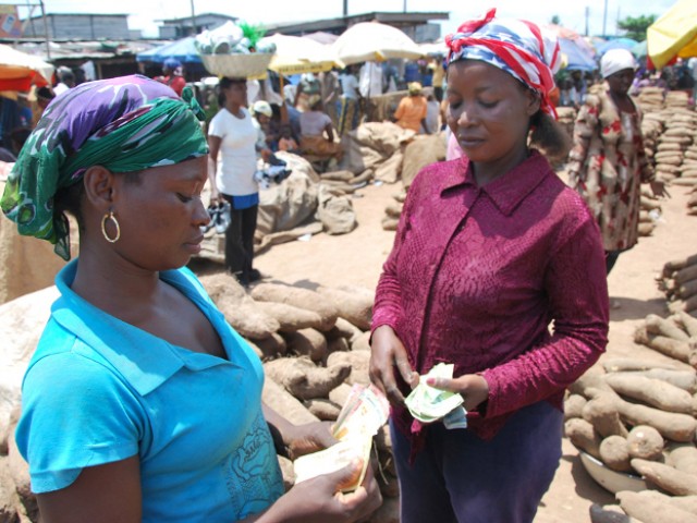 Yam-markt in Acrra, Ghana | IITA
