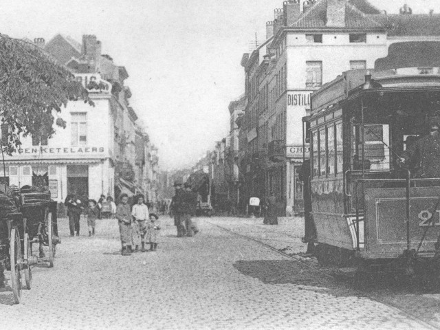 Zicht op de Antwerpse Poort
