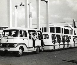 Treintje op de terreinen van Expo '58 © familie Bulcke 