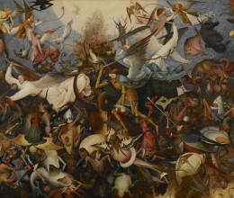 Pieter Bruegel de Oude, De val van de opstandige engelen | Koninklijke Musea voor Schone Kunsten van België © KMSKB, foto: Grafisch Buro Lefevre, Heule